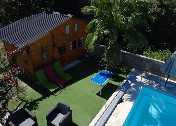 Casa Di Legnu ,Charmant Chalet Avec Piscine